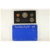 Image 2 : 1969 US PROOF SET WITH BOX, 40% SILVER JFK HALF