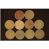 Image 1 : 10 ASSORTED 1890'S INDIAN HEAD CENTS