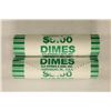 Image 1 : 2-$5 ROLLS OF 2009-D ROOSEVELT DIMES BRILLIANT UNC