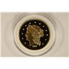 Image 1 : 2'' GOLD PLATED REPLICA 1877 $50 "THICK PLANCHET"