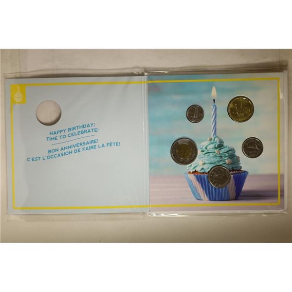 2016 CANADA HAPPY BIRTHDAY 5 COIN SET SEALED