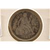 Image 1 : 1887 SEATED LIBERTY DIME (FINE)+