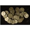 Image 1 : ROLL OF 40-ASSORTED 35% SILVER JEFFERSON WAR NICS