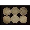Image 1 : 6 ASSORTED CANADA SILVER 10 CENTS WITH A COUPLE