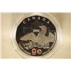 Image 1 : 2016 CANADA LUCKY LOONIE SILVER PROOF DOLLAR PARTIALLY