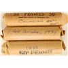 Image 1 : 3-50 CENT ROLLS OF CANADIAN 1 CENTS, SOLID DATE