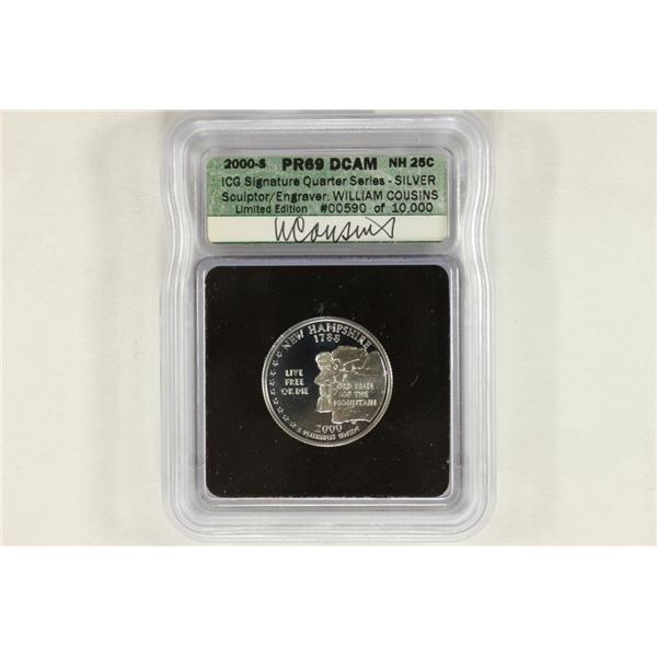 2000-S SIGNATURE SERIES SILVER NEW HAMPSHIRE