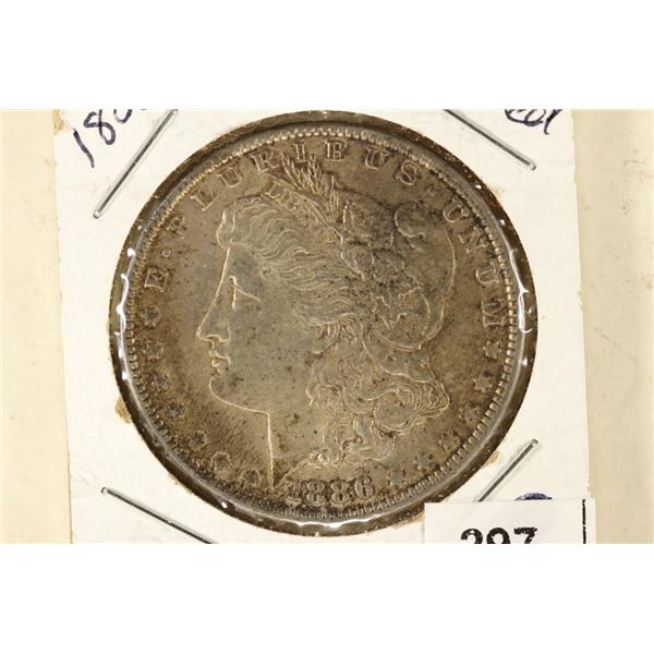 1886 MORGAN SILVER DOLLAR TONED