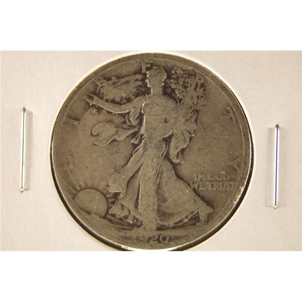 1920-D WALKING LIBERTY HALF DOLLAR