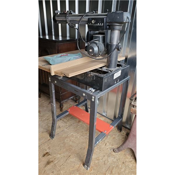 Radial Arm Saw - sitting on a stand