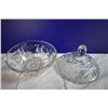 Image 5 : Crystal Covered Candy Dish, Decorative Bowl, Small Plate and Bowl