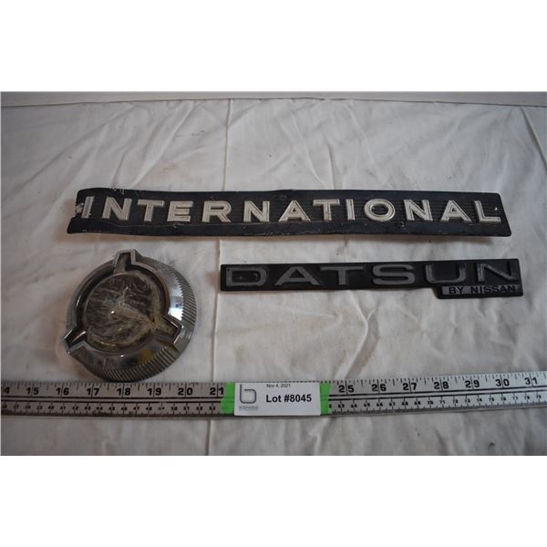 Ford Mustang Cap with International and Datsun Emblems