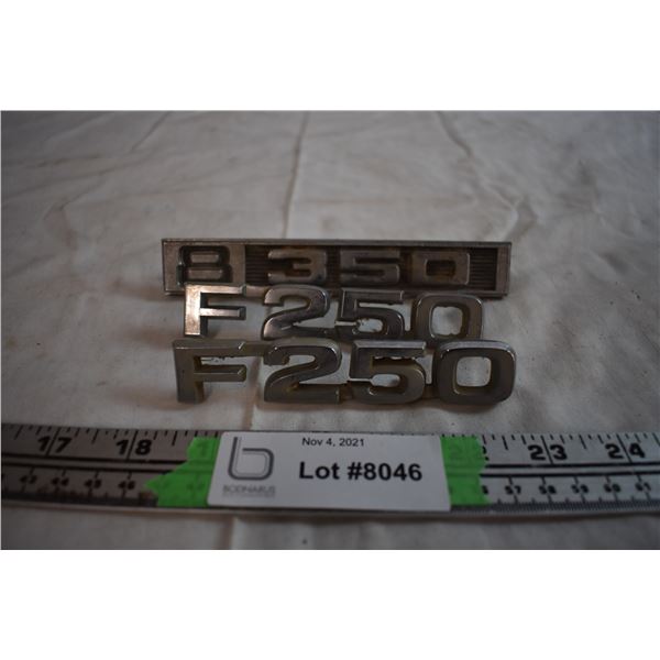 Ford F250 and F350 Emblems