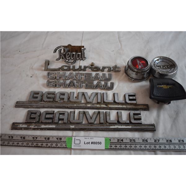 Various Chevrolet Emblems and Center Caps