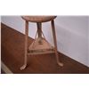 Image 3 : *Pink Wooden Stool with Fold-out Footstool