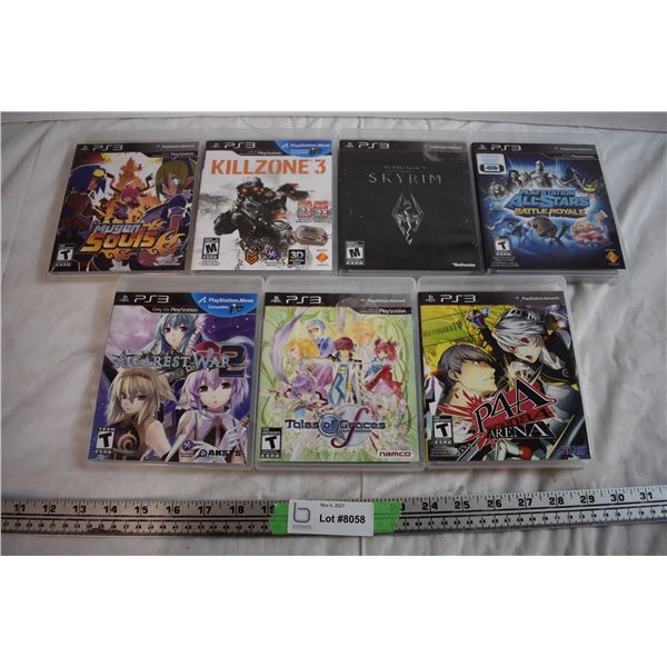PS3 Games - Persona 4 Arena,Tales of Graces, etc.