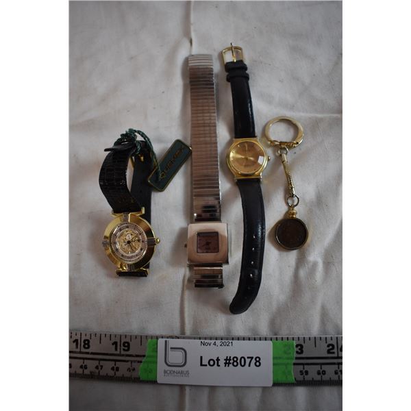 1907 Penny with 3 Watches