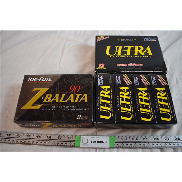 Golf Balls (One NIB, One Complete Open Box)