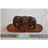 Image 1 : Wooden Elephant Bookends