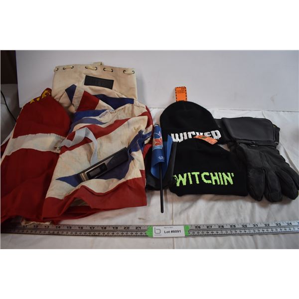 Toques, Gloves, and Flags