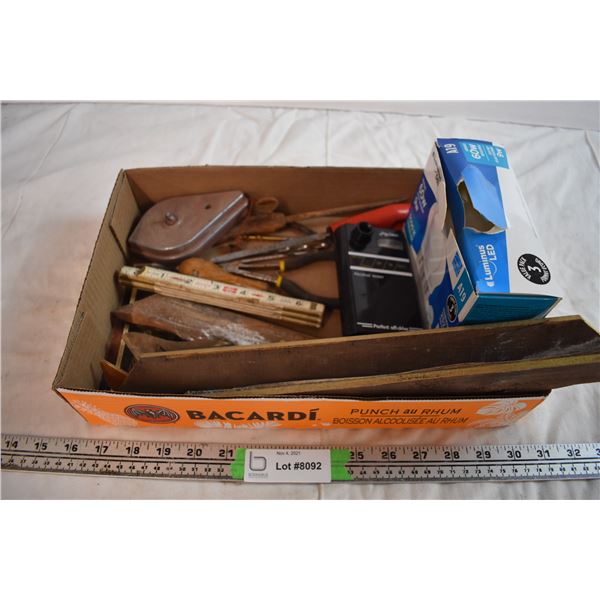 Vintage Extendable Ruler and Misc