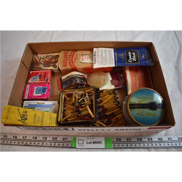 Mini Playing Cards and Vintage Items