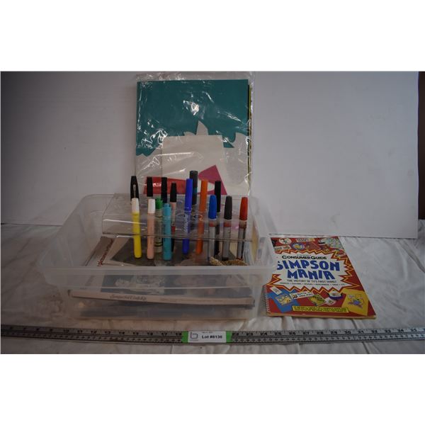 Simpson's History Booklet with Crafting Foam and Markers