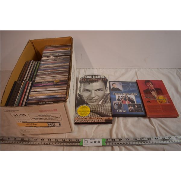 Box of Various CDs
