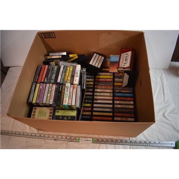 Large Assortment of Cassette Tapes