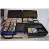 Image 1 : (4) Full Cassette Cases and Portable Cassette Player