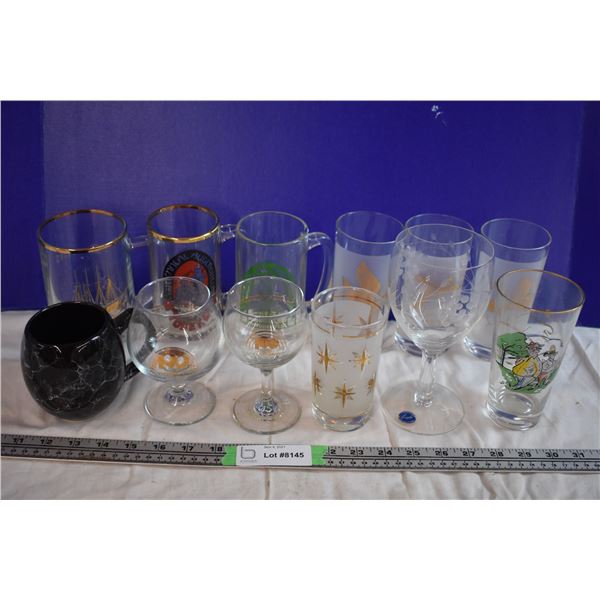 Various Glasses and Mugs