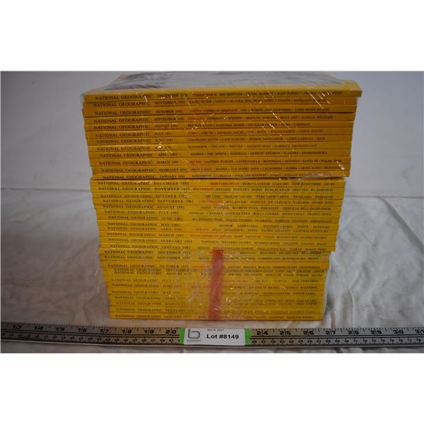 National Geographic Complete Sets - 1977, 1982, 1991