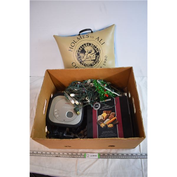 Christmas Lights, Tins, and Misc