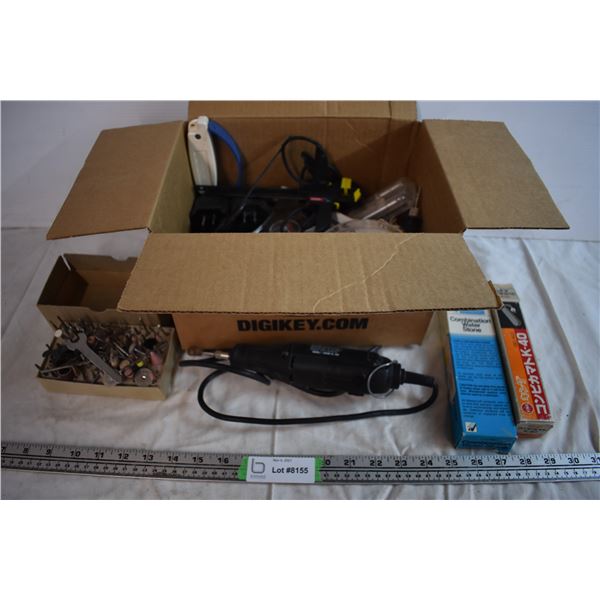 Dremmel with Bits, Water Stones, and Mini Clamps