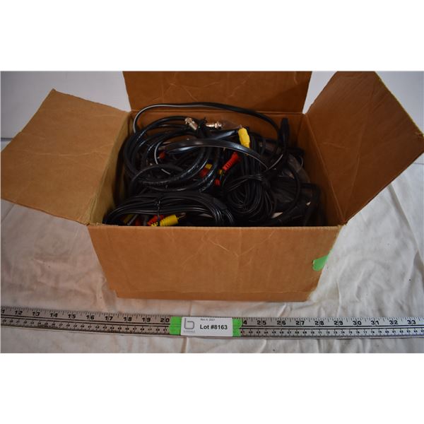 Box of Misc Cables