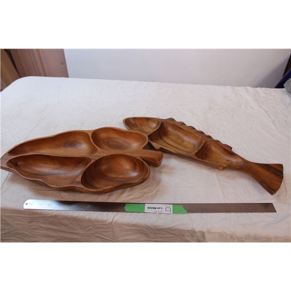 Monkey Pod wood decorative plate