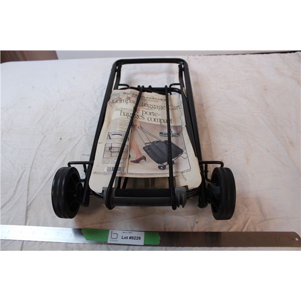 Compact luggage cart