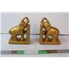 Image 1 : Ceramic elephant bookends