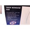 Image 2 : Super Electric Fan, twin window fan, in box