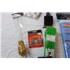 Image 3 : misc. Items; shower curtains, turkey baster, cleaning brushes