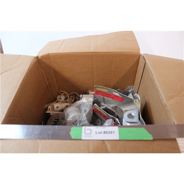 Box of misc. Hardware