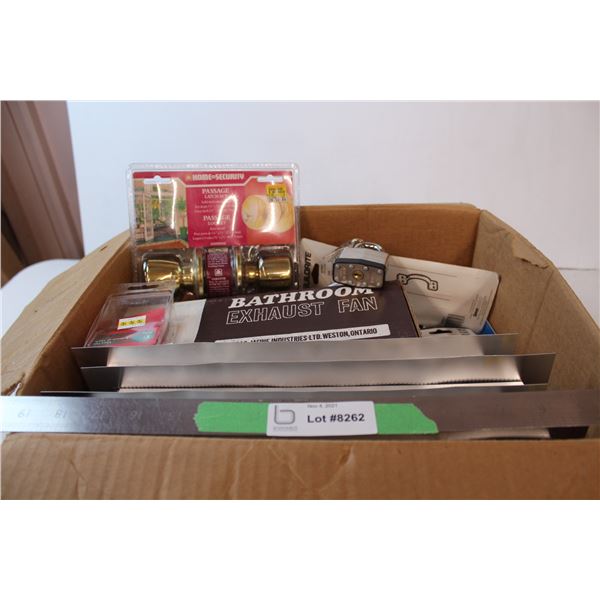 Box of misc. Hardware