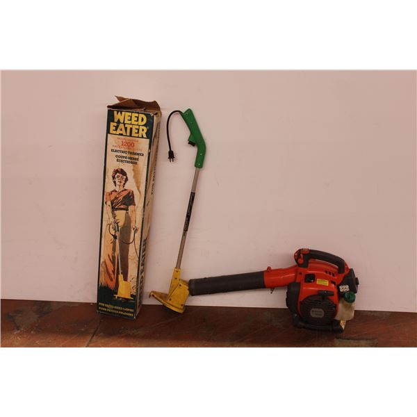*1200 Weed Eater and Husqvarna leaf blower (untested)