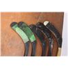 Image 2 : *Five wooden right handed hockey sticks
