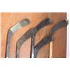 Image 3 : *Five wooden right handed hockey sticks
