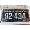 Image 2 : 1960 Sask licence plate with others