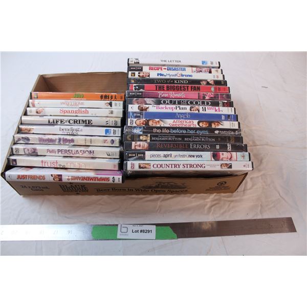Lot of romantic comedy movie dvds