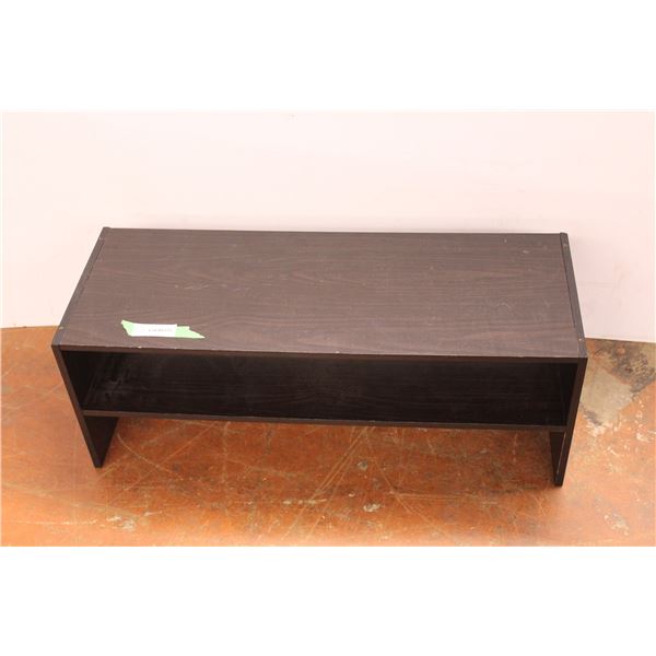 *Wooden shelf 31”x12”x12”