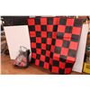 Image 1 : *Giant checkers set in plastic tote