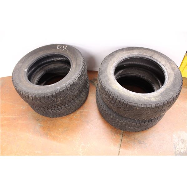 4 X THE MONEY 225/60R/16 set of four pireli winter tires (one tread worse for wear than the other 3)